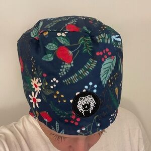 Satin lined scrub cap